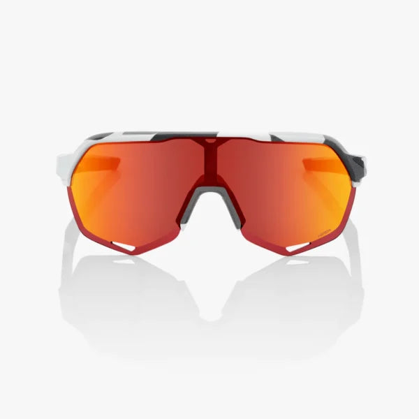 ÓCULOS 100% S2 - SOFT TACT GREY CAMO - HIPER RED MULTILAYER MIRROR LENS