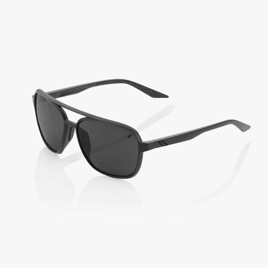 ÓCULOS 100% KASIA - MATTE BLACK - BLACK MIRROR LENS