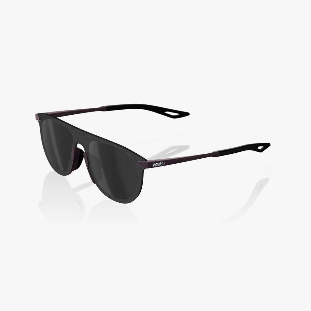 ÓCULOS 100% LEGERE COIL - SOFT TACT DEEP PURPLE - BLACK MIRROR LENS