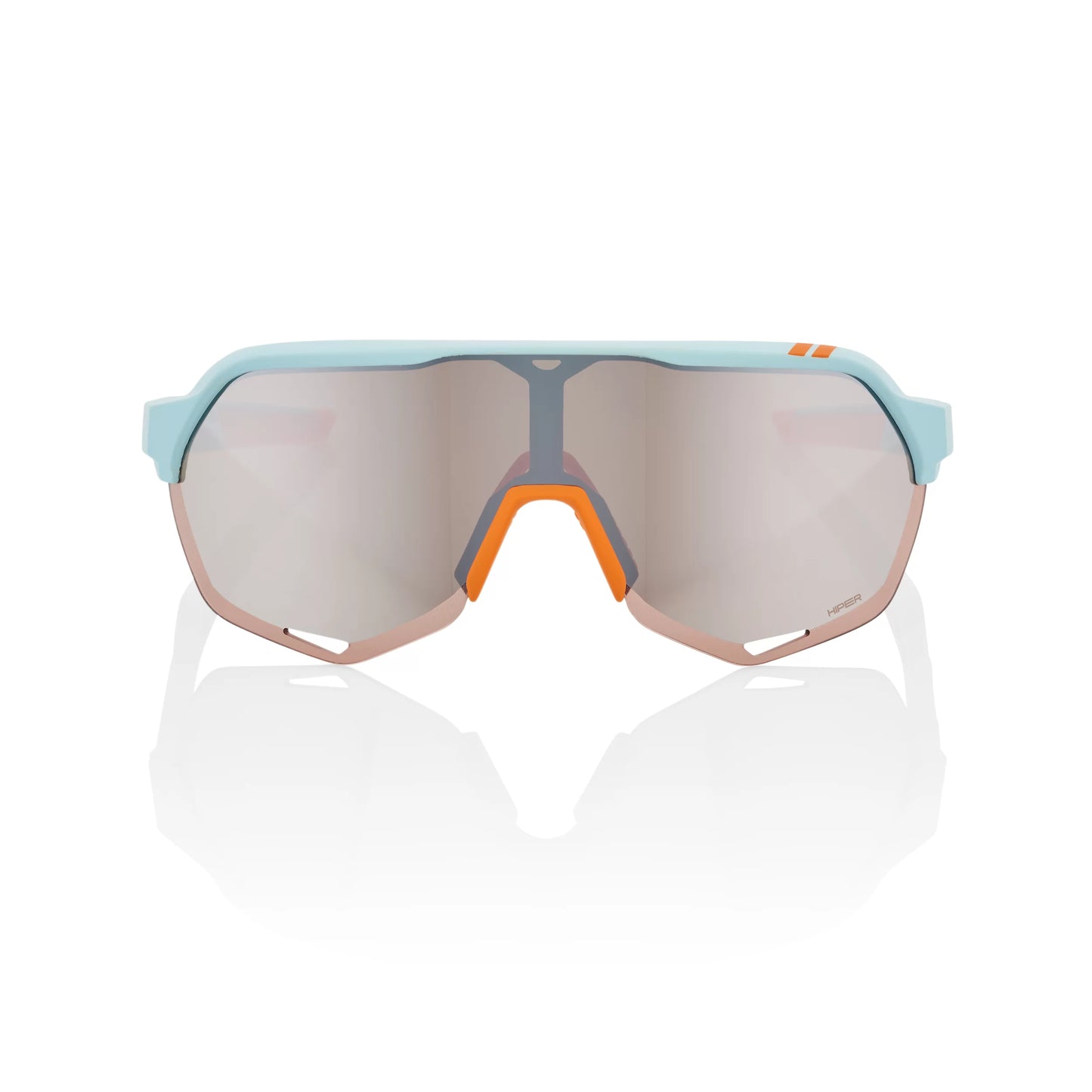 ÓCULOS 100% S2 -  SOFT TACT TWO TONE - HIPER SILVER MIRROR LENS