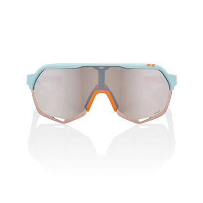 ÓCULOS 100% S2 -  SOFT TACT TWO TONE - HIPER SILVER MIRROR LENS