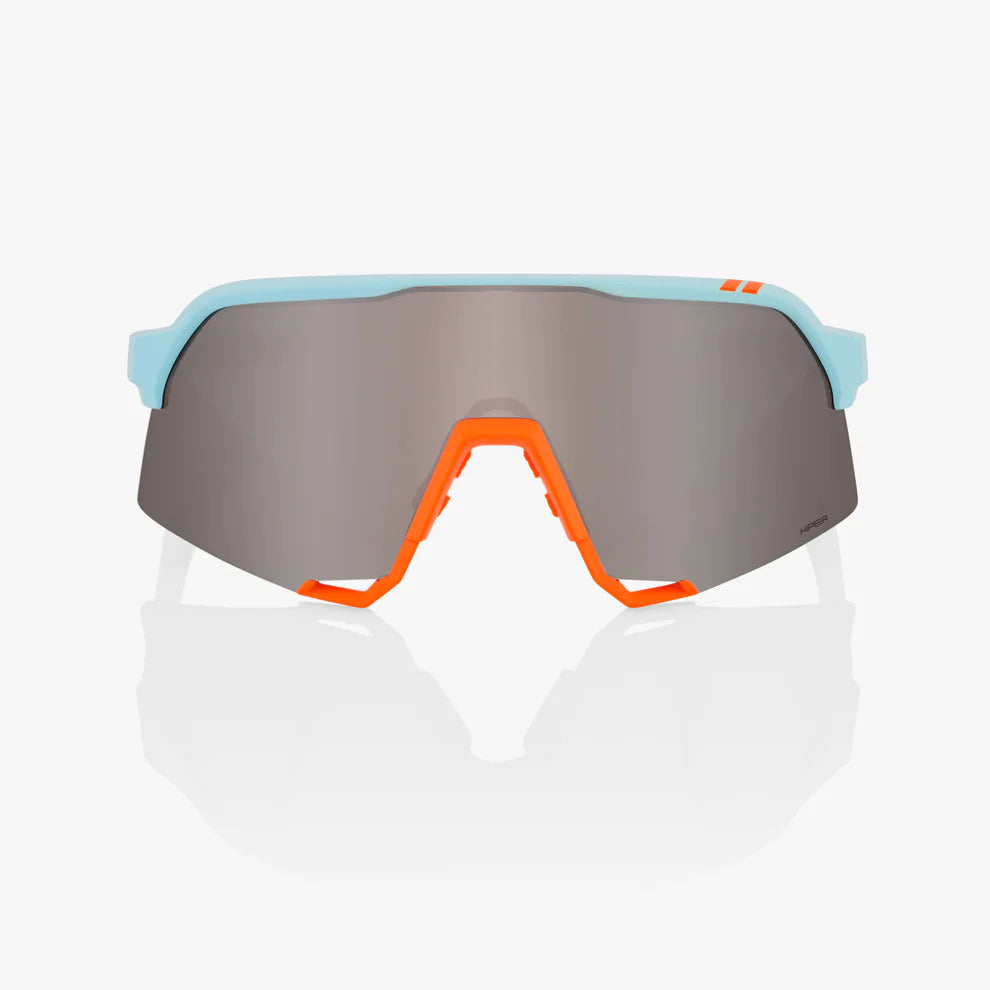 ÓCULOS 100% S3 - SOFT TACT TWO TONE - HIPER SILVER MIRROR LENS