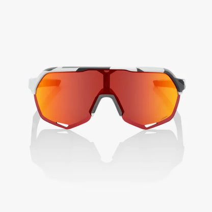 ÓCULOS 100% S2 -  SOFT TACT GREY CAMO - HIPER RED MULTILAYER MIRROR LENS