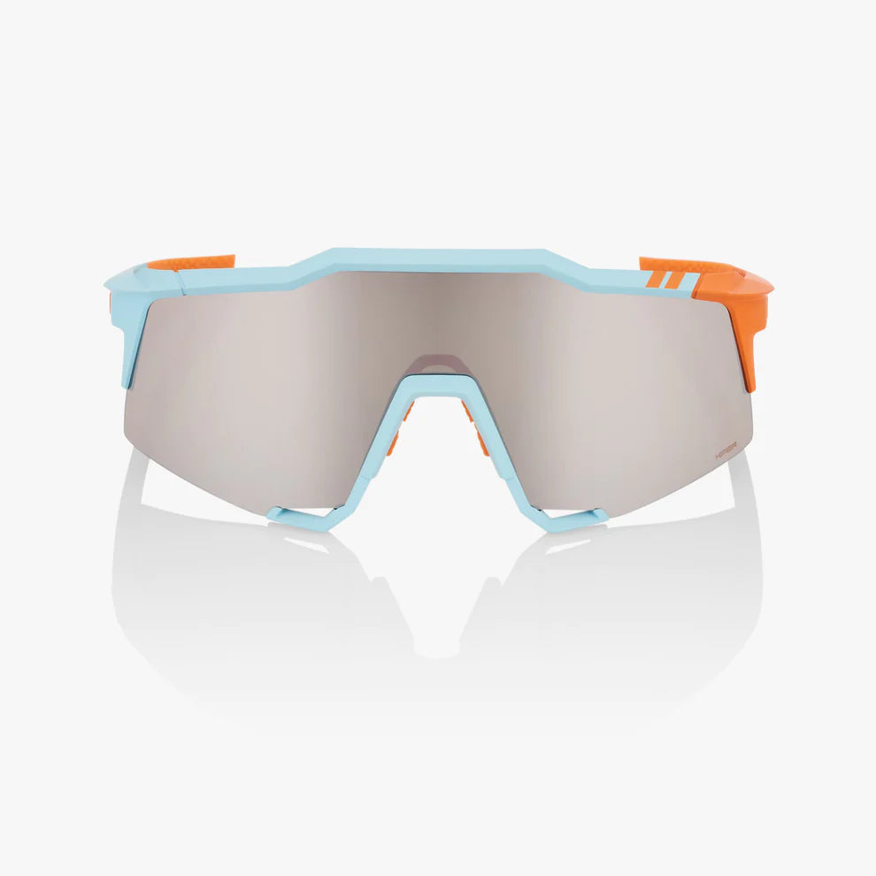 ÓCULOS 100% SPEEDCRAFT - SOFT TACT TWO TONE - HIPER SILVER MIRROR LENS
