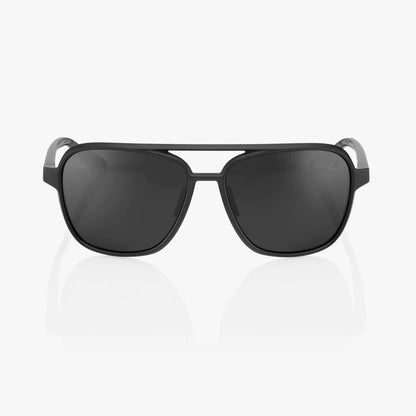 ÓCULOS 100% KASIA - MATTE BLACK - BLACK MIRROR LENS