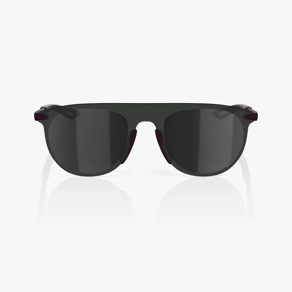 ÓCULOS 100% LEGERE COIL - SOFT TACT DEEP PURPLE - BLACK MIRROR LENS