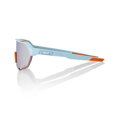 ÓCULOS 100% S2 -  SOFT TACT TWO TONE - HIPER SILVER MIRROR LENS