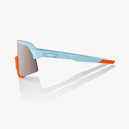 ÓCULOS 100% S3 - SOFT TACT TWO TONE - HIPER SILVER MIRROR LENS