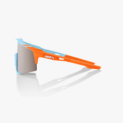 ÓCULOS 100% SPEEDCRAFT - SOFT TACT TWO TONE - HIPER SILVER MIRROR LENS