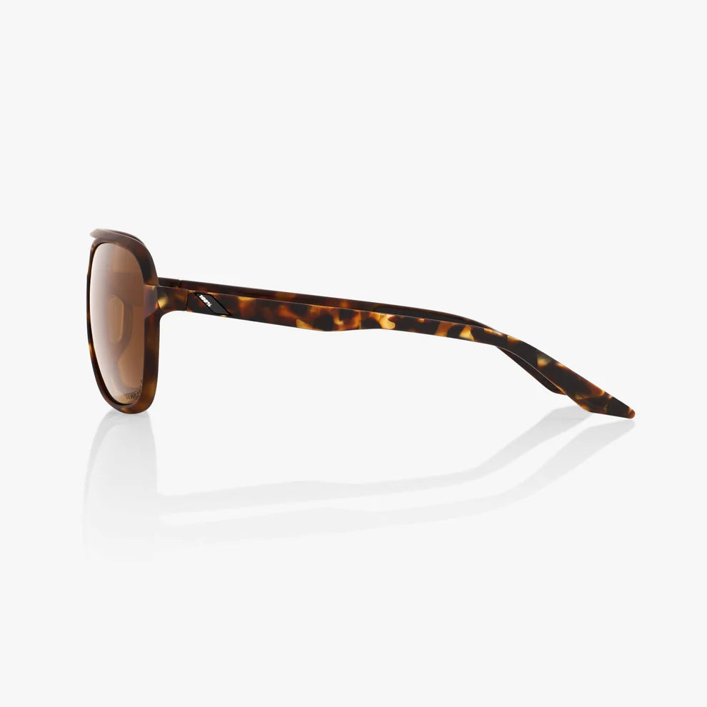 ÓCULOS 100% KASIA - SOFT TACT HAVANA - BRONZE PEAKPOLAR LENS