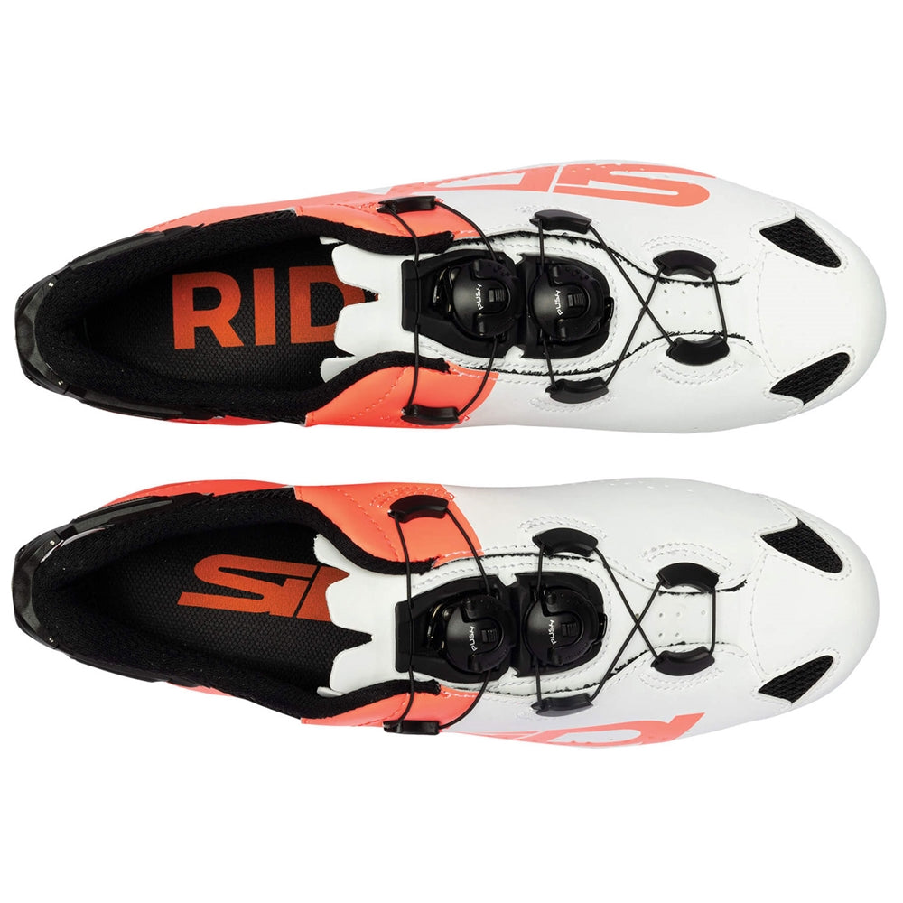 SAPATILHA SIDI SHOT 2S PRO - BRANCO / CORAL