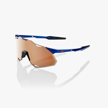 ÓCULOS 100% HYPERCRAFT XS - GLOSS COBALT BLUE - HIPER COPPER MIRROR LENS