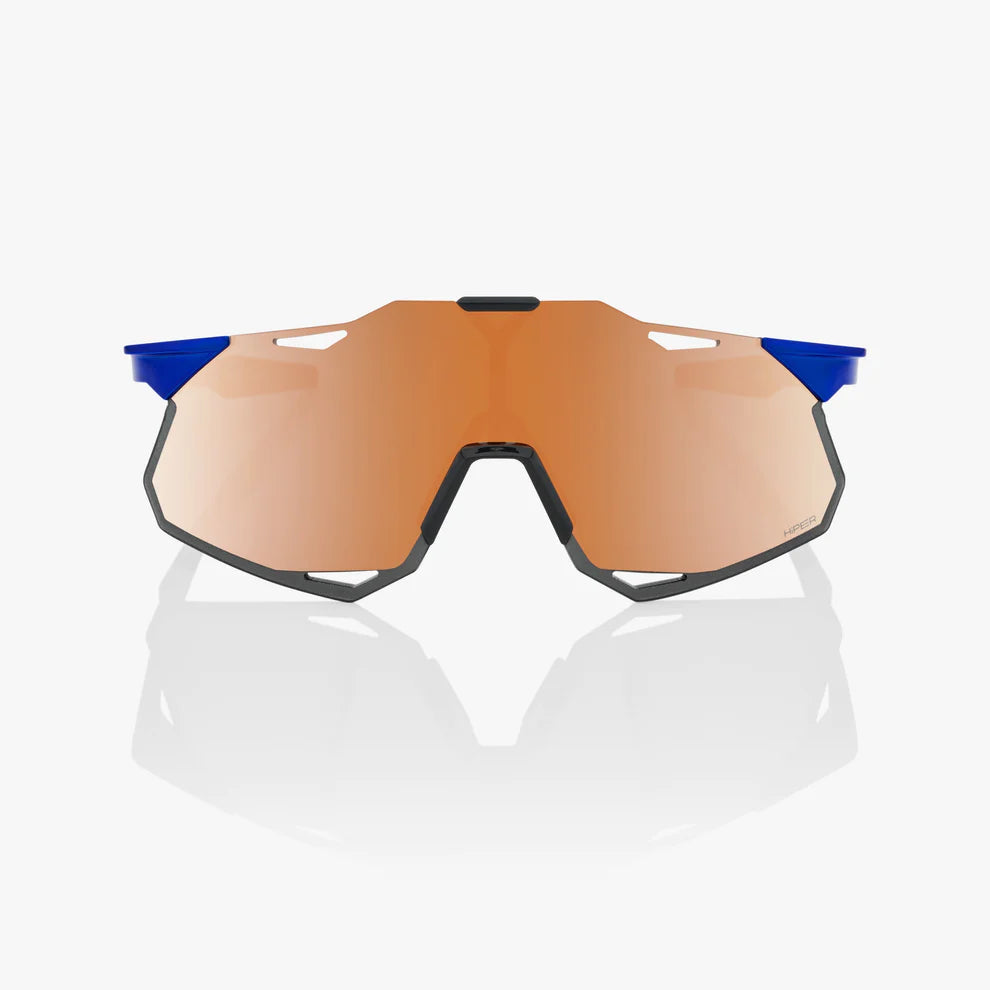 ÓCULOS 100% HYPERCRAFT XS - GLOSS COBALT BLUE - HIPER COPPER MIRROR LENS