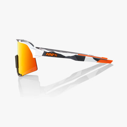 ÓCULOS 100% S3 - SOFT TACT GREY CAMO - HIPER RED MULTLAYER MIRROR LENS