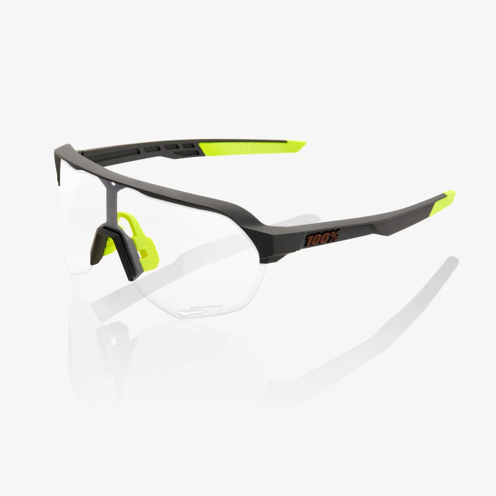 ÓCULOS 100% S2 ® – SOFT TACT COOL GREY – PHOTOCHROMIC LENS