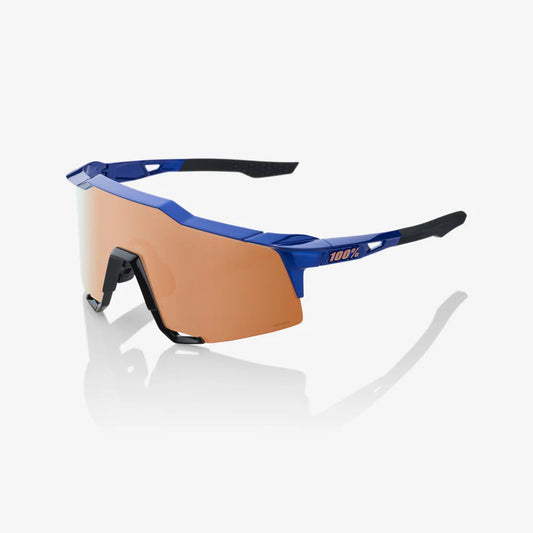 ÓCULOS 100% SPEEDCRAFT - GLOSS COBALT BLUE - HIPER COPPER MIRROR LENS