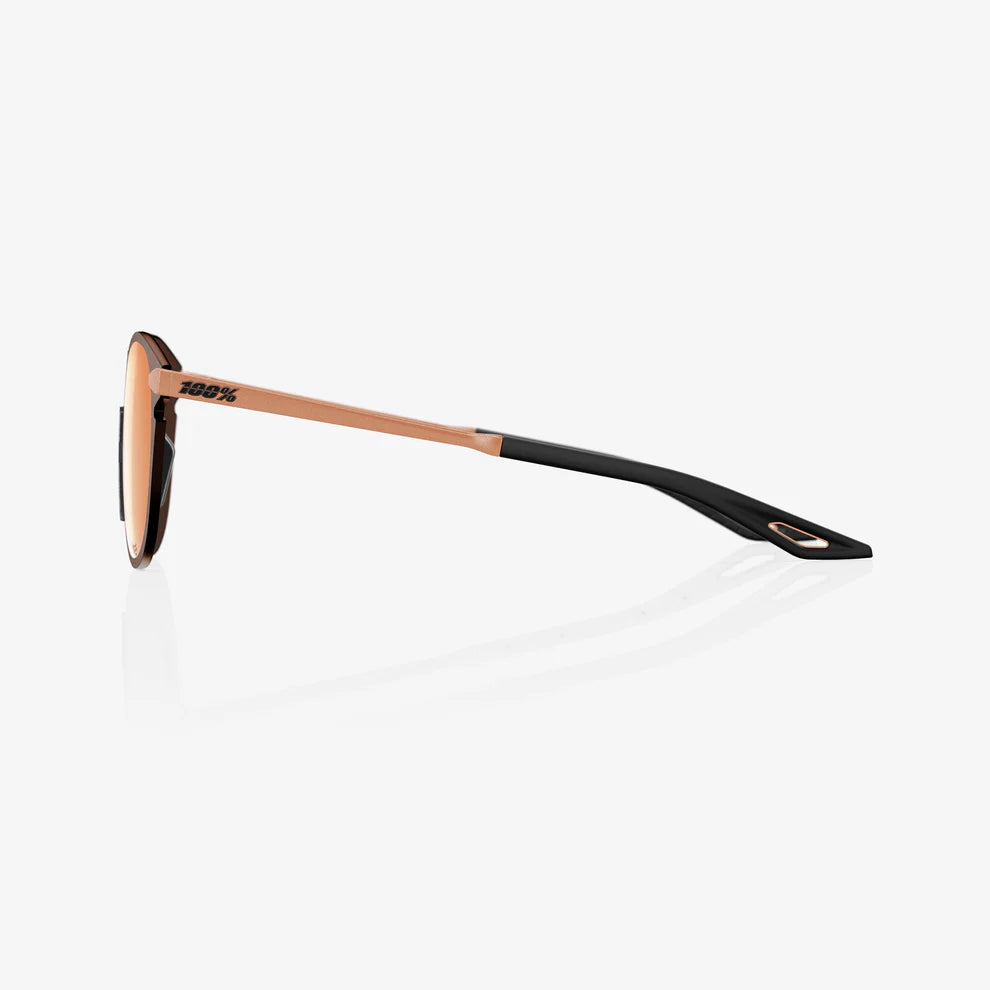 ÓCULOS 100% LEGERE ROUND - MATTE COOPER CHROMIUM - HIPER COOPER MIRROR LENS