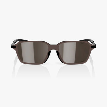 ÓCULOS 100% LEGERE TRAP - MATTE BLACK - HIPER SILVER MIRROR LENS