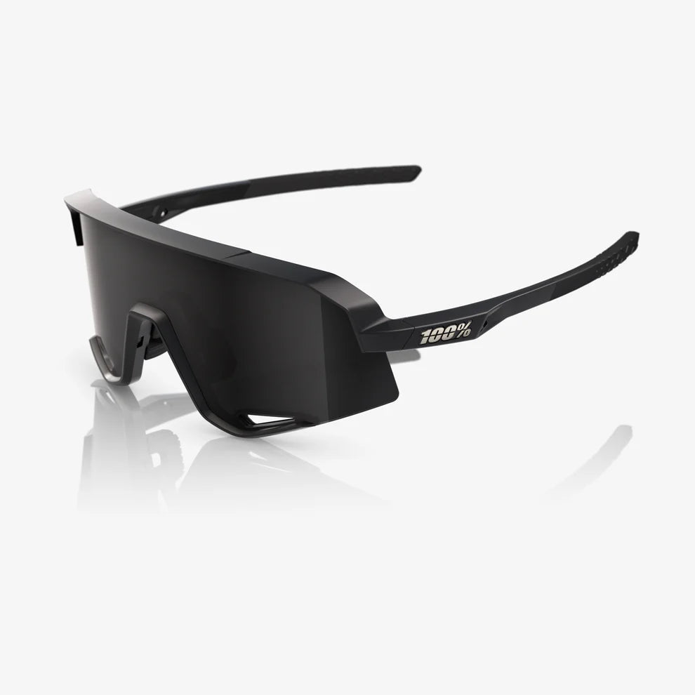 ÓCULOS 100% SLENDALE - MATTE BLACK - SMOKE LENS
