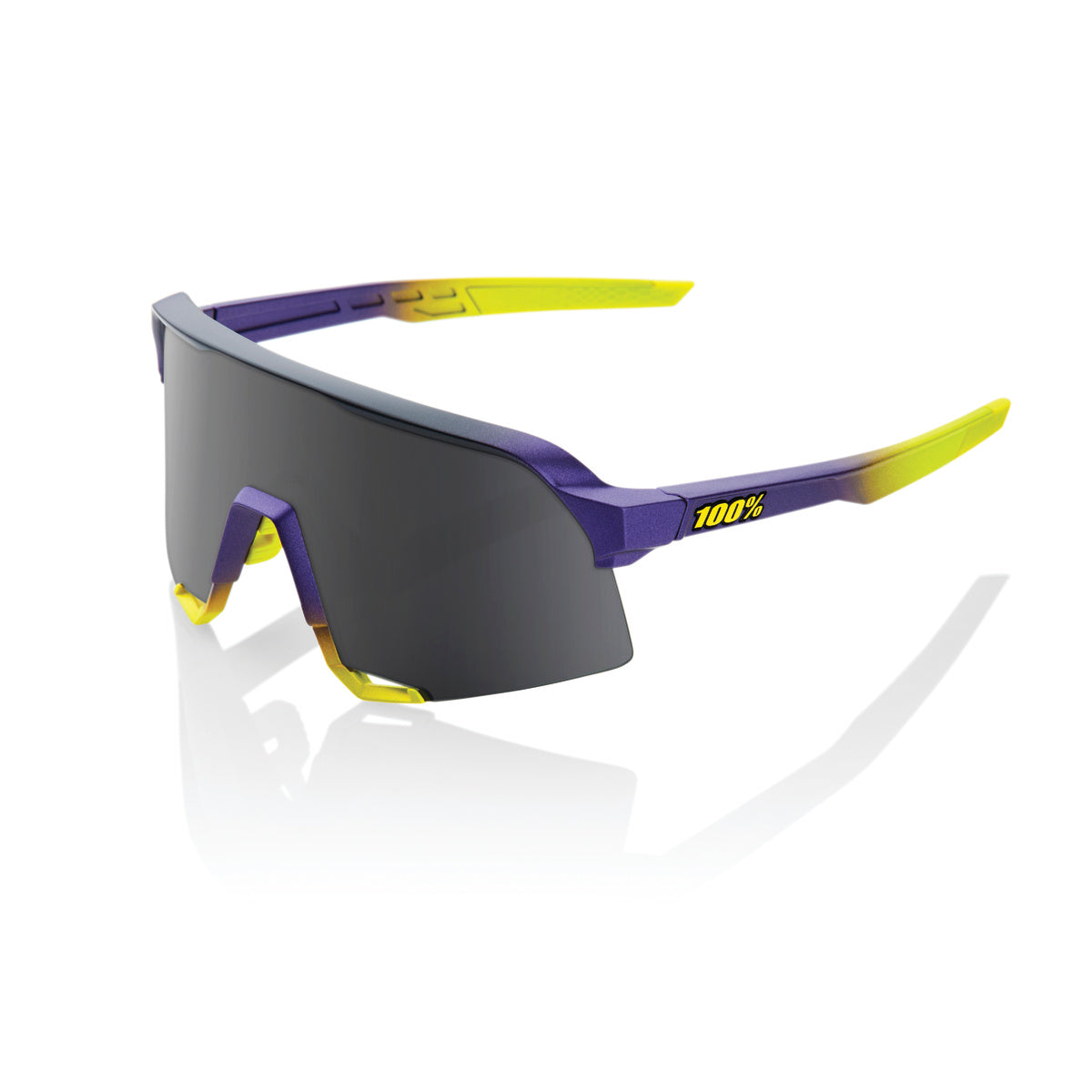 ÓCULOS 100% S3 - MATTE METALLIC DIGITAL BRIGHTS - SMOKE LENS