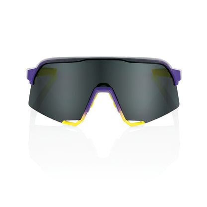 ÓCULOS 100% S3 - MATTE METALLIC DIGITAL BRIGHTS - SMOKE LENS